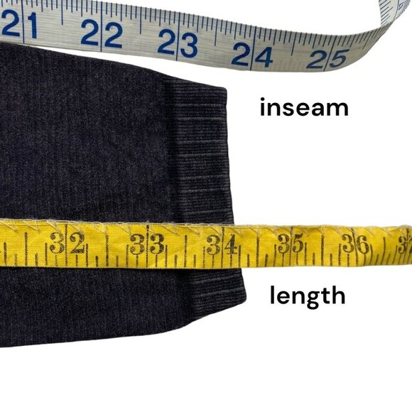 FREE PEOPLE GOOD KARMA LEGGINGS WASHED BLACK XS S - Picture 5 of 8